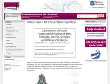 Tablet Screenshot of larcentrum.vansbro.se